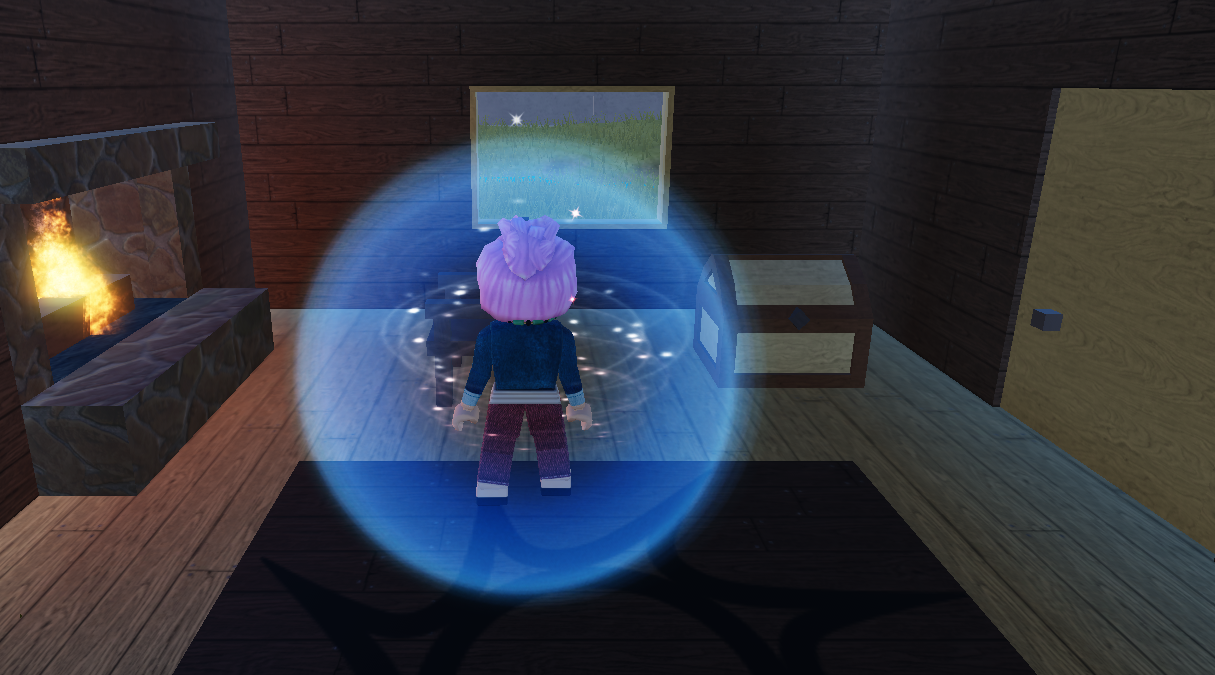Screenshot of starting point in the game.