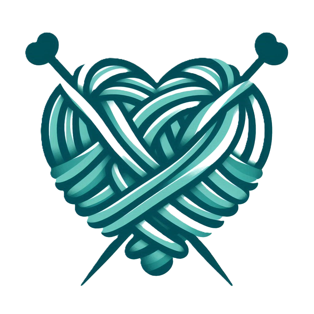 Hear-shaped ball of yarn